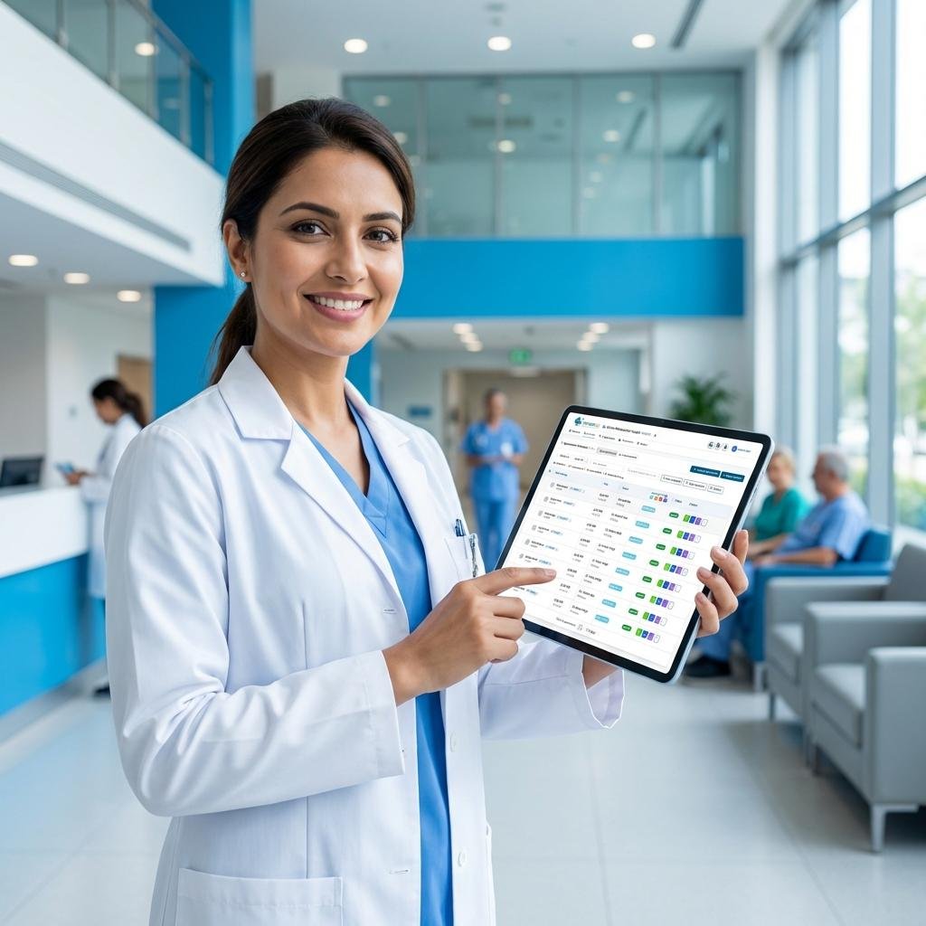 Healthcare workflow automation platform improving patient management, operational efficiency, healthcare administration, and digital healthcare processes